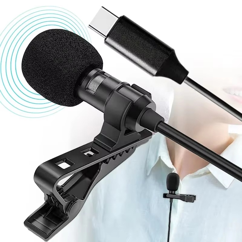 AliExpress 1.5m USB Lavalier Microphone Portable Metal Clip Lapel Mic for PC Laptop Mobile Phone - Audio Recording Accessory, view 2