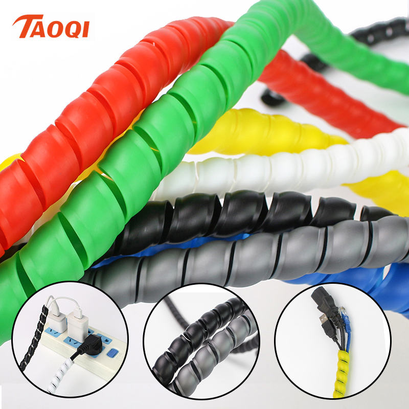 AliExpress Spiral Cable Winding Tube Wire Organizer (1m, 5m)