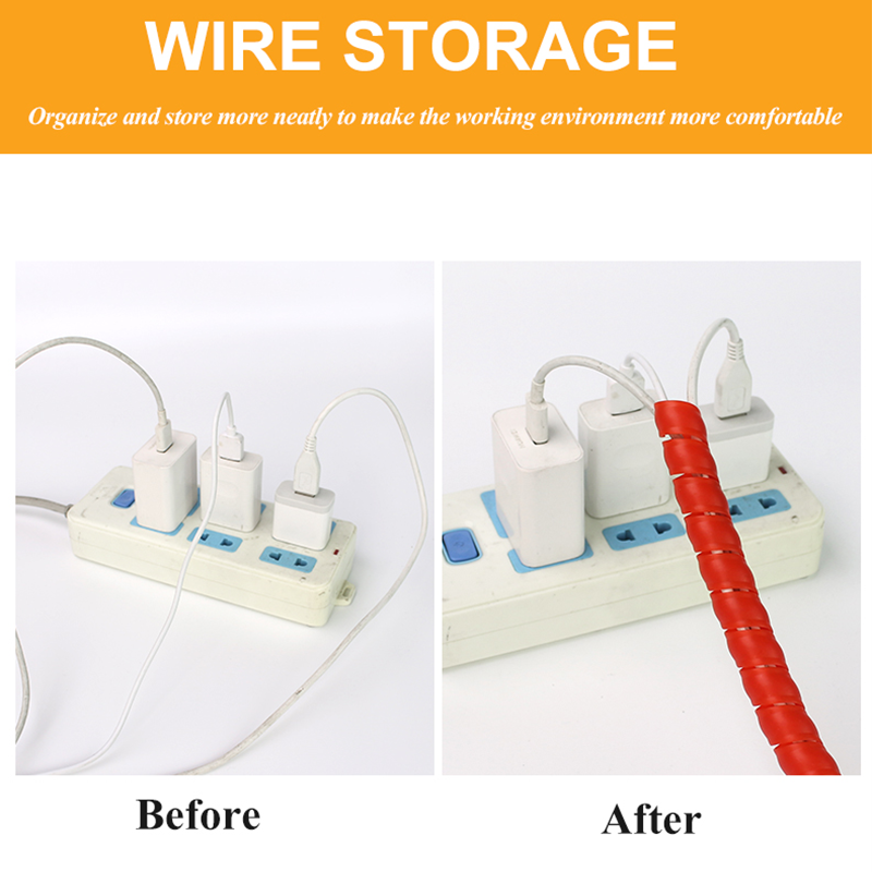 AliExpress Spiral Cable Winding Tube Wire Organizer (1m, 5m), view 5