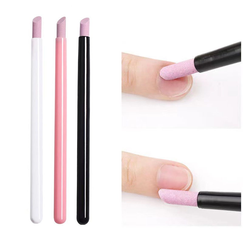 AliExpress 1/5PC Nails Art Quartz Grinding Pen Nail Cuticle scissors Dead Skin Remover UV Gel Polish Manicure Stick Files Accessories Tools, view 3