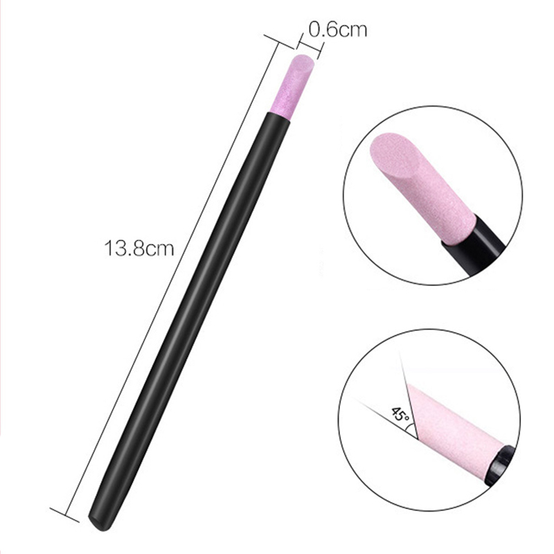 AliExpress 1/5PC Nails Art Quartz Grinding Pen Nail Cuticle scissors Dead Skin Remover UV Gel Polish Manicure Stick Files Accessories Tools, view 5