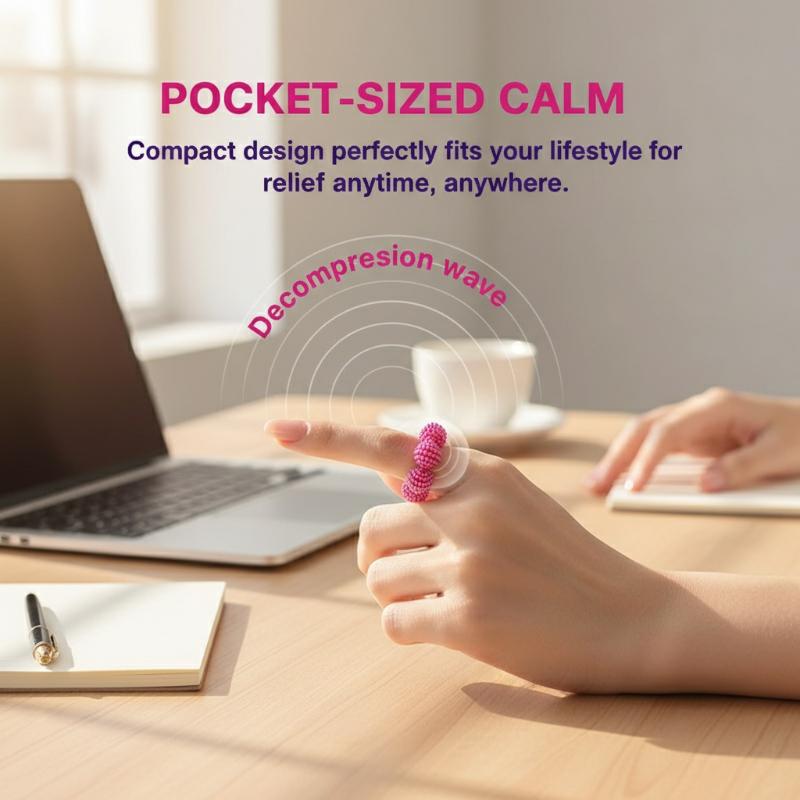 AliExpress Adjustable Spiky Bead Fidget Anxiety Rings