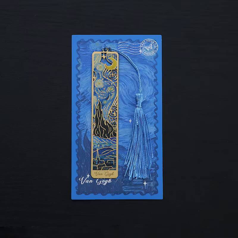 AliExpress 1-6-12 Pcs Creative Metal Book Mark Vintage Oil Painting Bookmark Office School Supplies Funny Gift Stationery Items, view 5