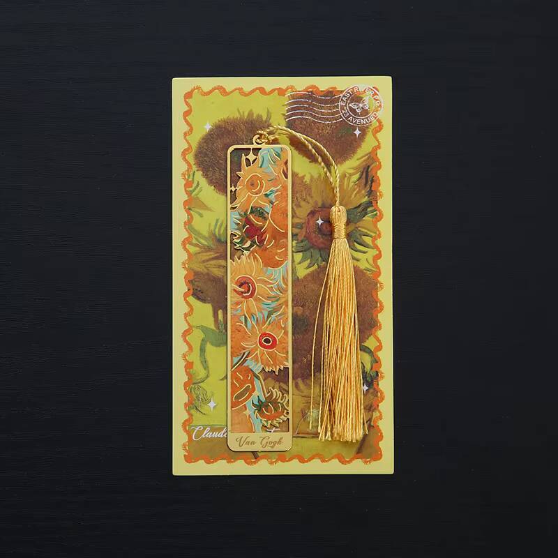 AliExpress 1-6-12 Pcs Creative Metal Book Mark Vintage Oil Painting Bookmark Office School Supplies Funny Gift Stationery Items, view 6