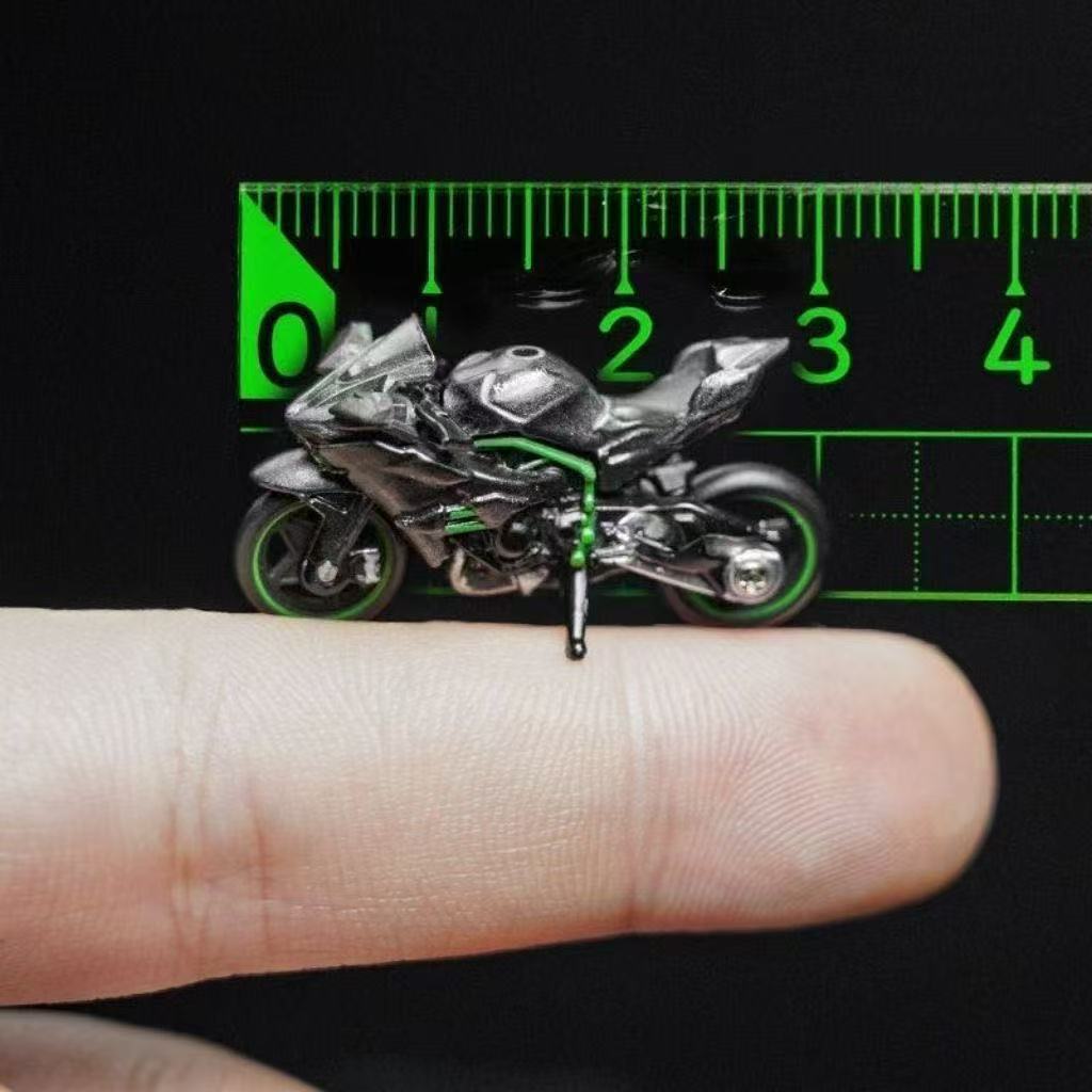 AliExpress 1:64 H2R Motorcycle Limited Edition Simulation Mini Model Collection Ornament Motorcycle Handmade Children's Toy Gift, view 4