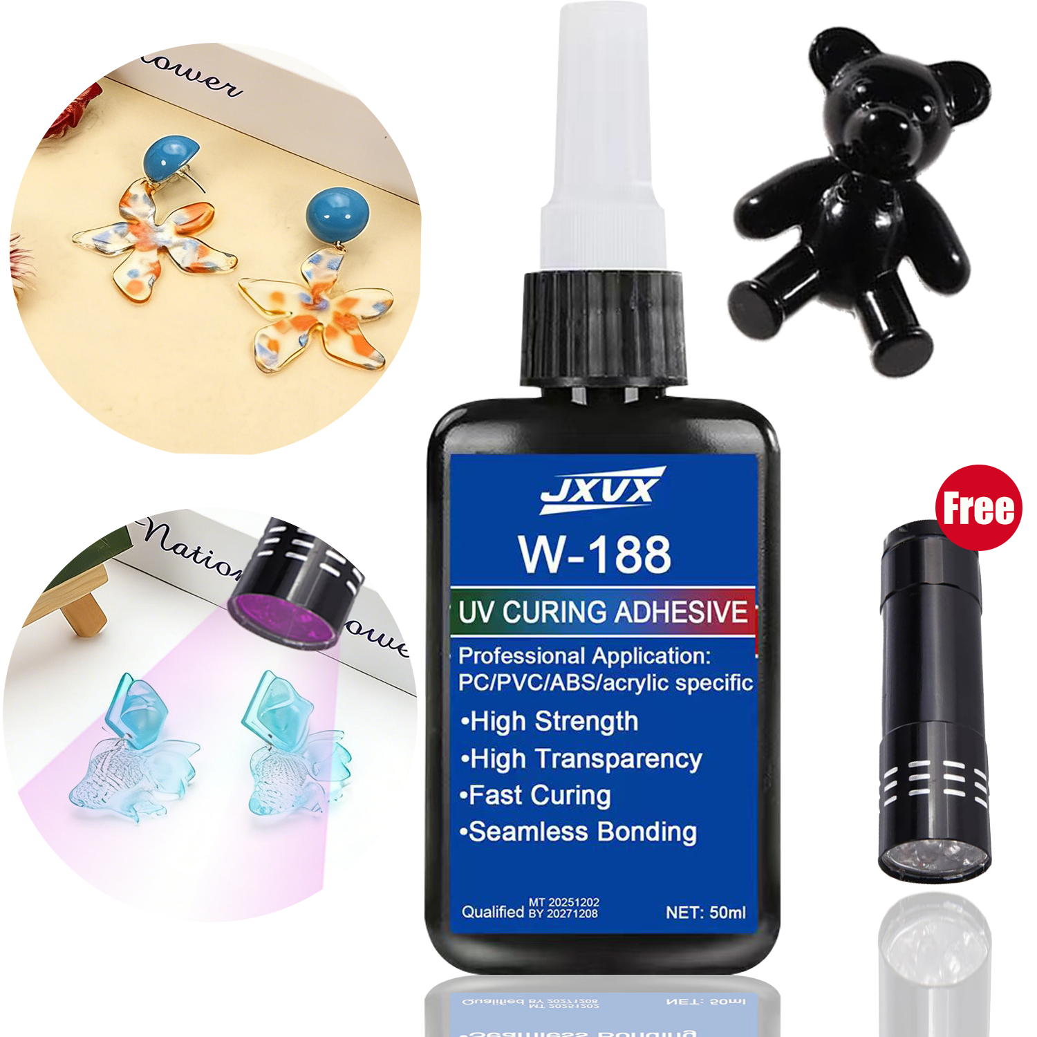 AliExpress UV Resin Kit with Lamp for Jewelry (1.76oz)