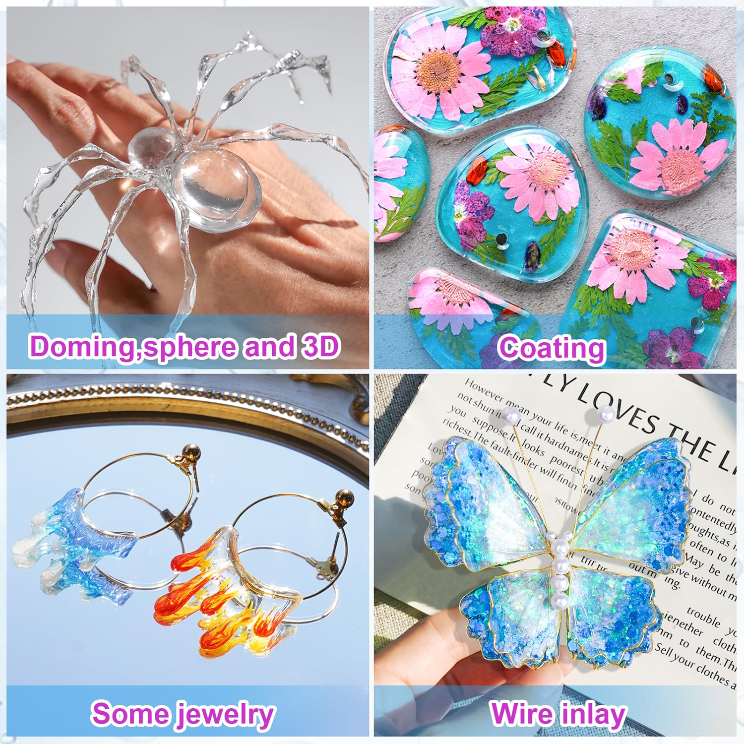 AliExpress UV Resin Kit with Lamp for Jewelry (1.76oz), view 5