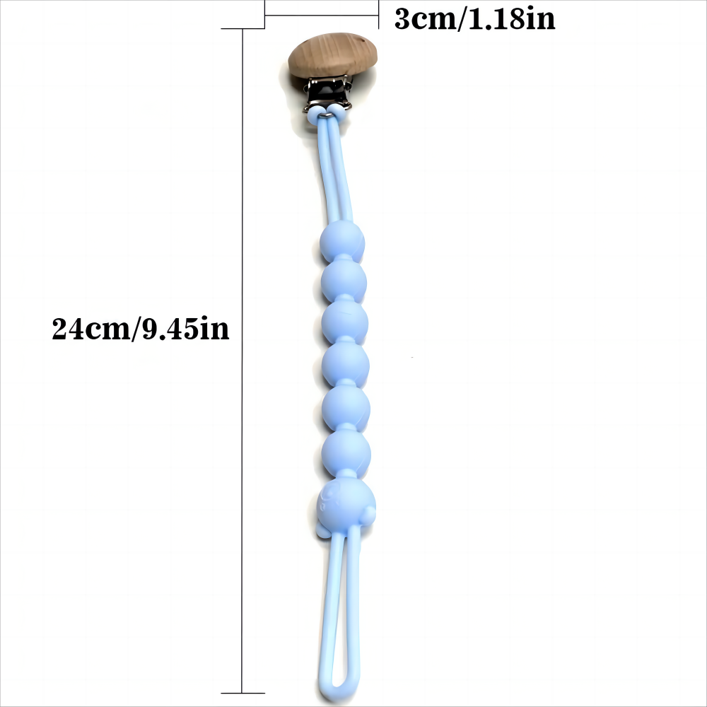 AliExpress 1/9PCS Baby One Pacifier Chain Baby Pacifier Lanyard Food Grade Silicone Teething Teether Anti Lost Pacifier Anti Drop Chain, view 6