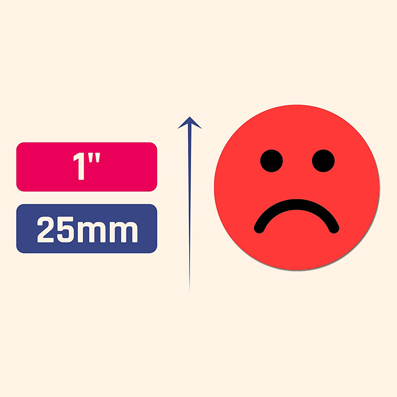 AliExpress 1" Happy Sad Smiling Face Behavior Stickers 120-1200pcs Labels Teachers Classroom School Kids Student Reward Sticker Toys Gifts, view 4