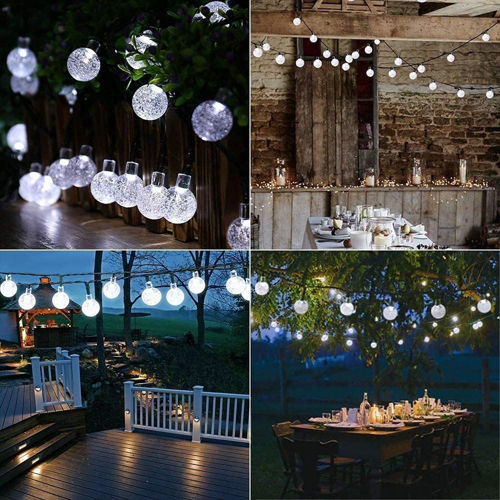 AliExpress Solar Bubble Ball String Lights (12m, 100 LED), view 6