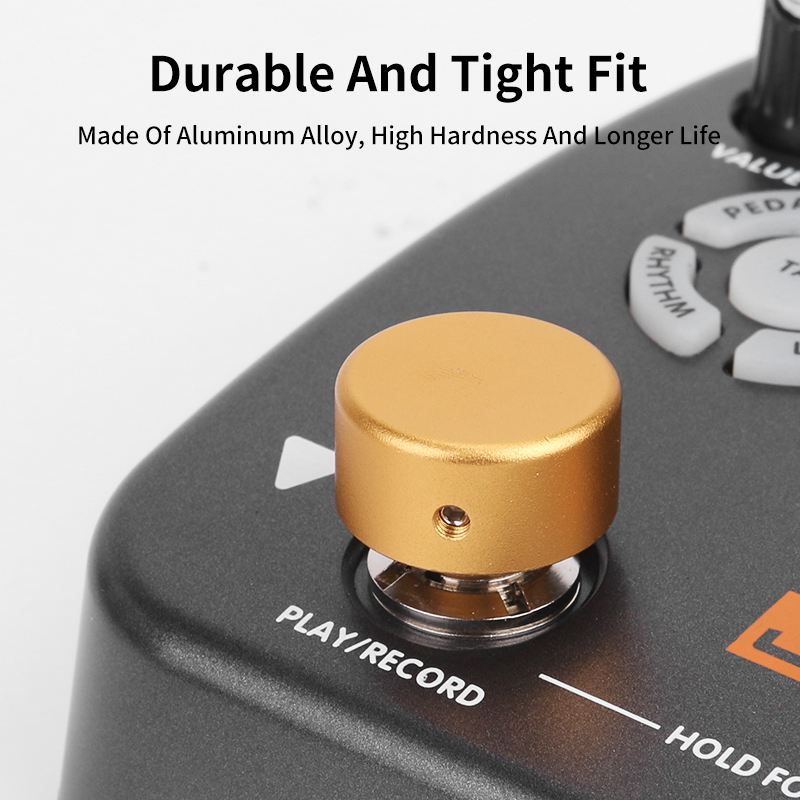 AliExpress 1 Pack Effector Guitar Pedal Caps Footswitch Topper Pedal Effector Pedalboard Pad Cover Aluminum Tool Parts Knob Accessories, view 4