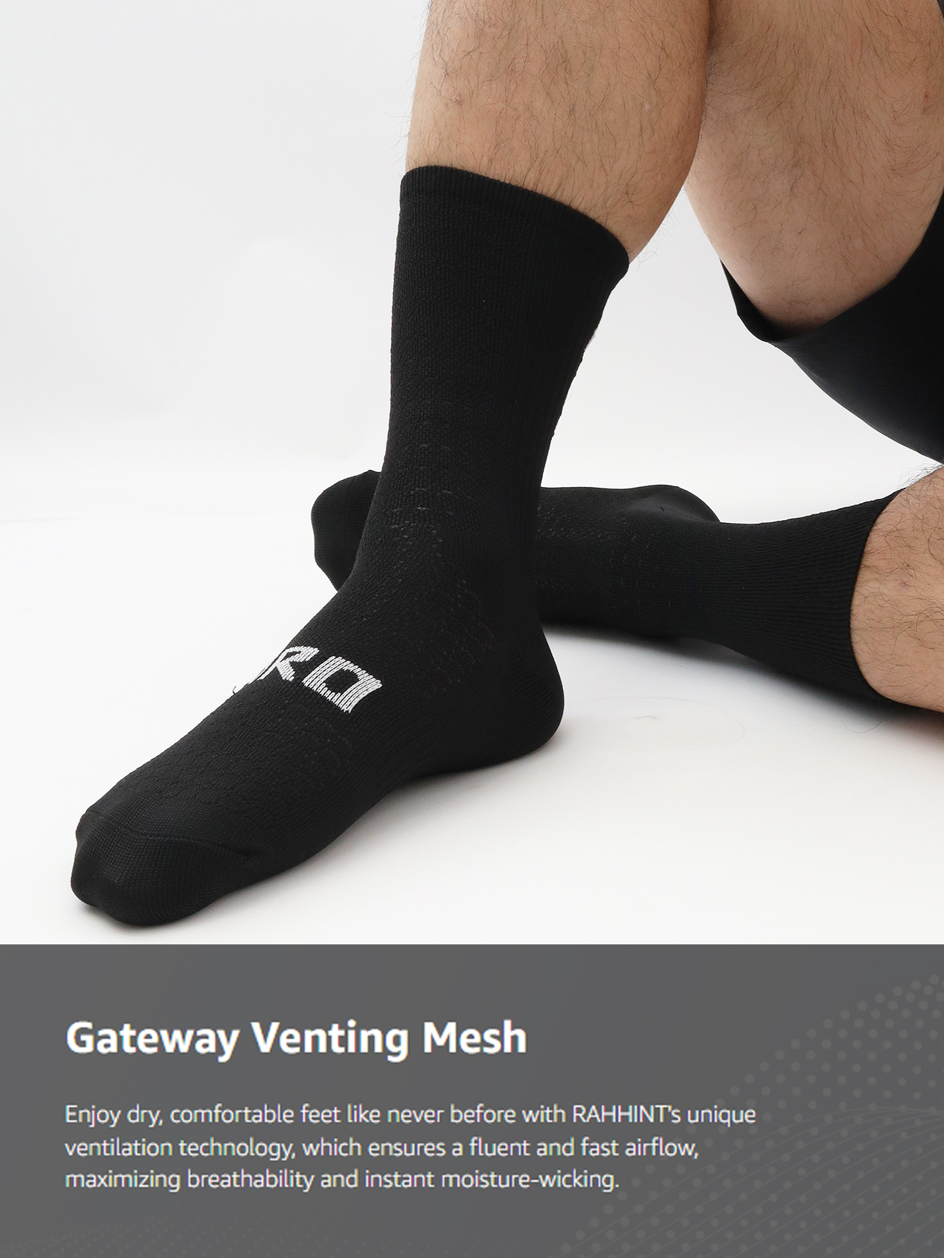 AliExpress 1 Pair Compression Socks Cycling Socks Men Hiking Socks Women Socks Men Knee High Socks Running Socks Sport Basketball Socks, view 3