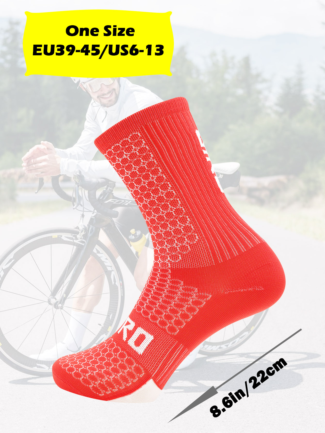 AliExpress 1 Pair Compression Socks Cycling Socks Men Hiking Socks Women Socks Men Knee High Socks Running Socks Sport Basketball Socks, view 5