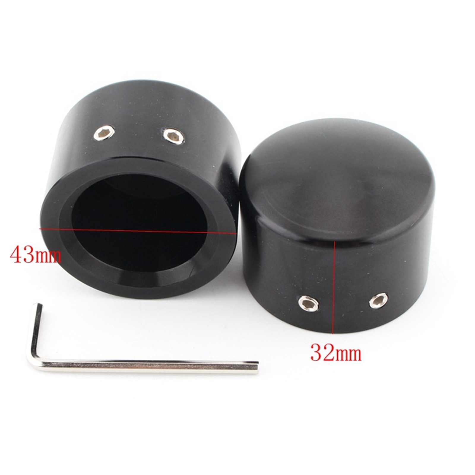 AliExpress 1 Pair Front Wheel Axle Nut Cover Cap For Harley Sportster 883 XL1200 X48 Custom Vehicle Operations V Rod VRSCSE