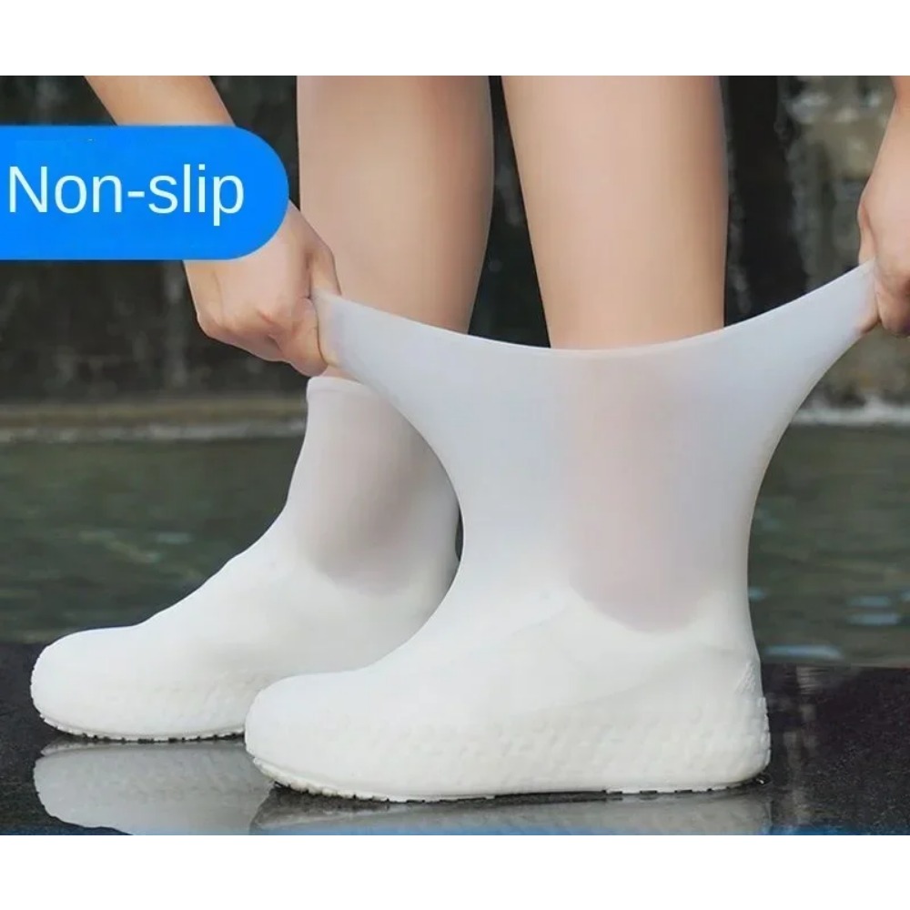 AliExpress Reusable Latex Waterproof Shoe Covers, view 4