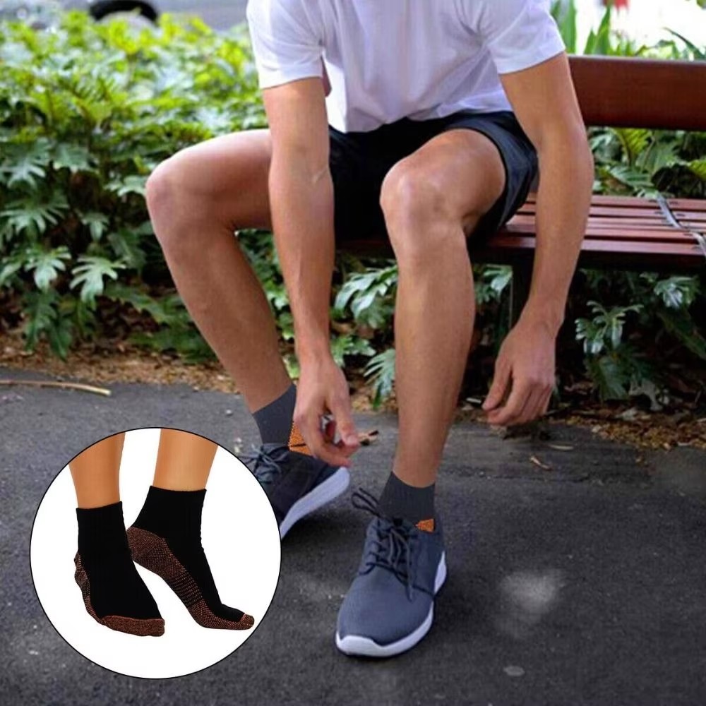 AliExpress 1 Pair Plantar Faciitis Compression Socks Foot Support Ankle Arthritis Socks Breathable Foot Heel Arthritis Sport Socks, view 6