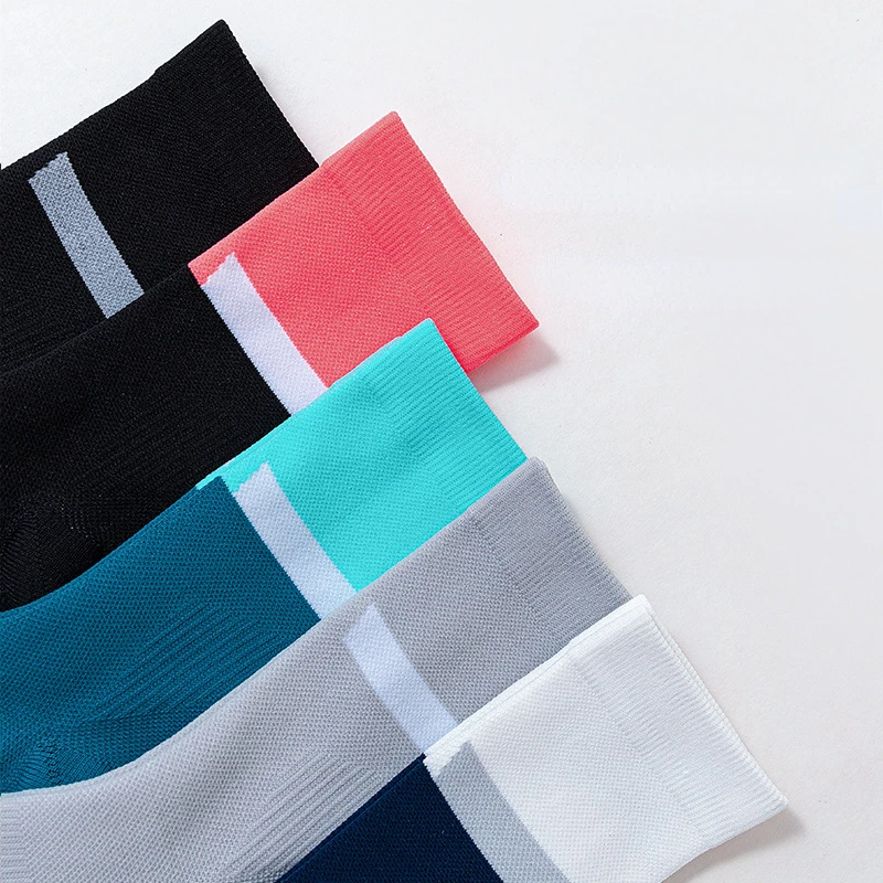 AliExpress 1 Pair Professional Running Socks Men's Sweat Breathable Marathon Cycling Socks Men Sport Running Sports Sock, view 3