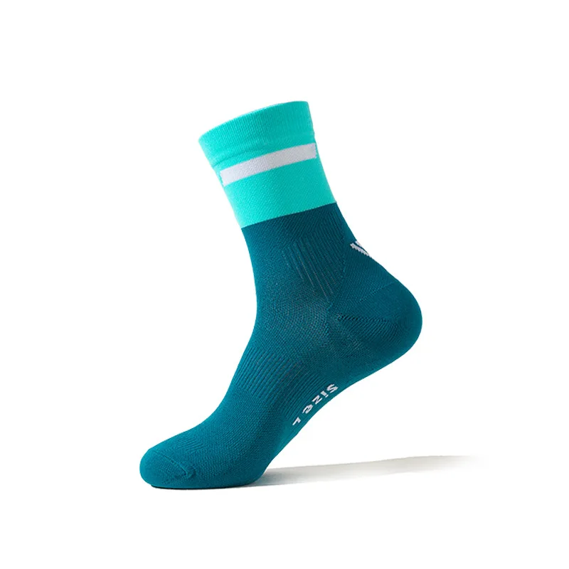 AliExpress 1 Pair Professional Running Socks Men's Sweat Breathable Marathon Cycling Socks Men Sport Running Sports Sock, view 5