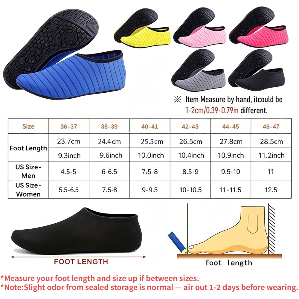 AliExpress 1 Pair Water Shoes Women Barefoot Socks Anti-Slip Quick-Dry Men Beach Swim Water Sports Shoes, view 4