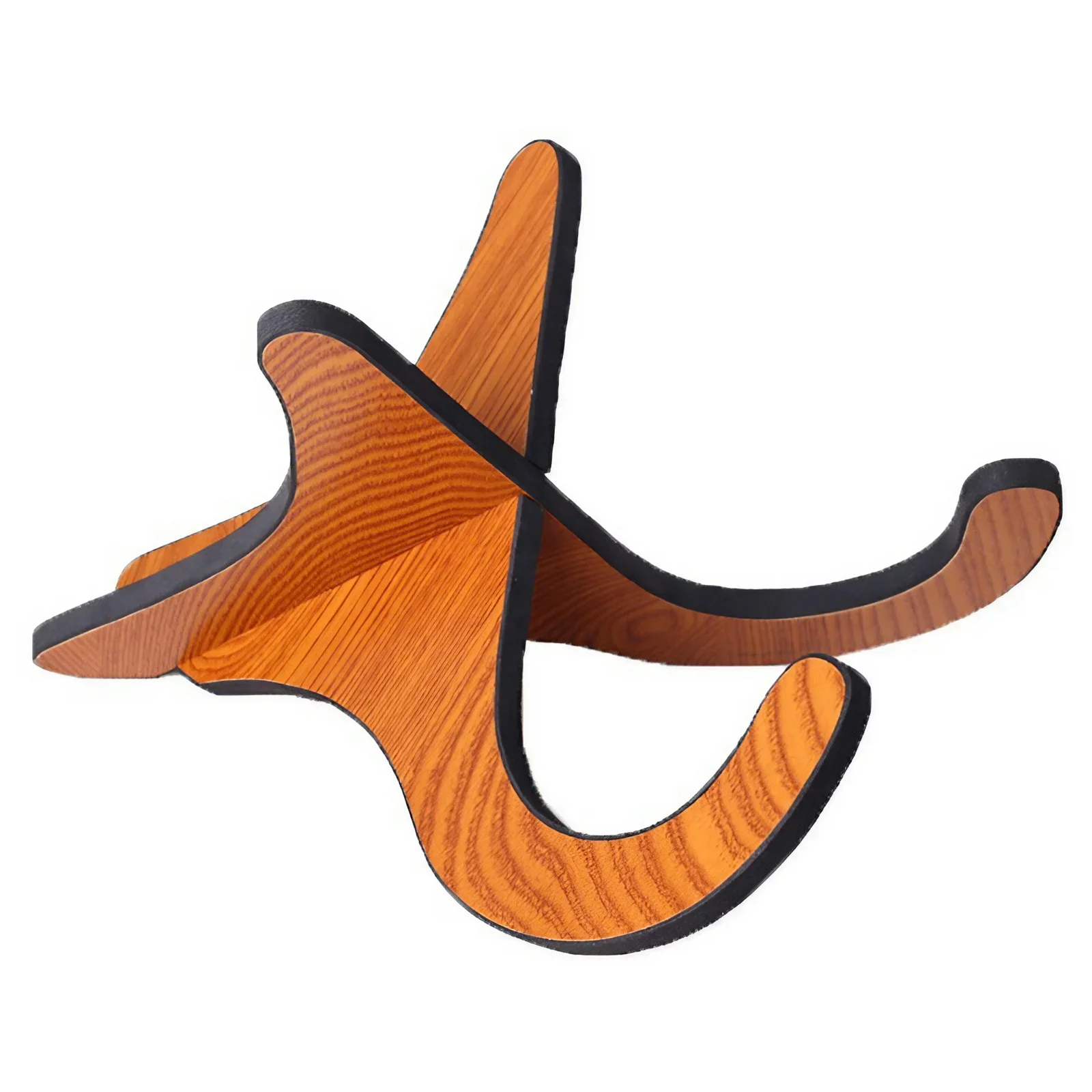 AliExpress 1 Pair Wooden Ukulele Stand Adjustable Guitar Holder for Musical Instruments Accessories Portable Bamboo Stand, view 4