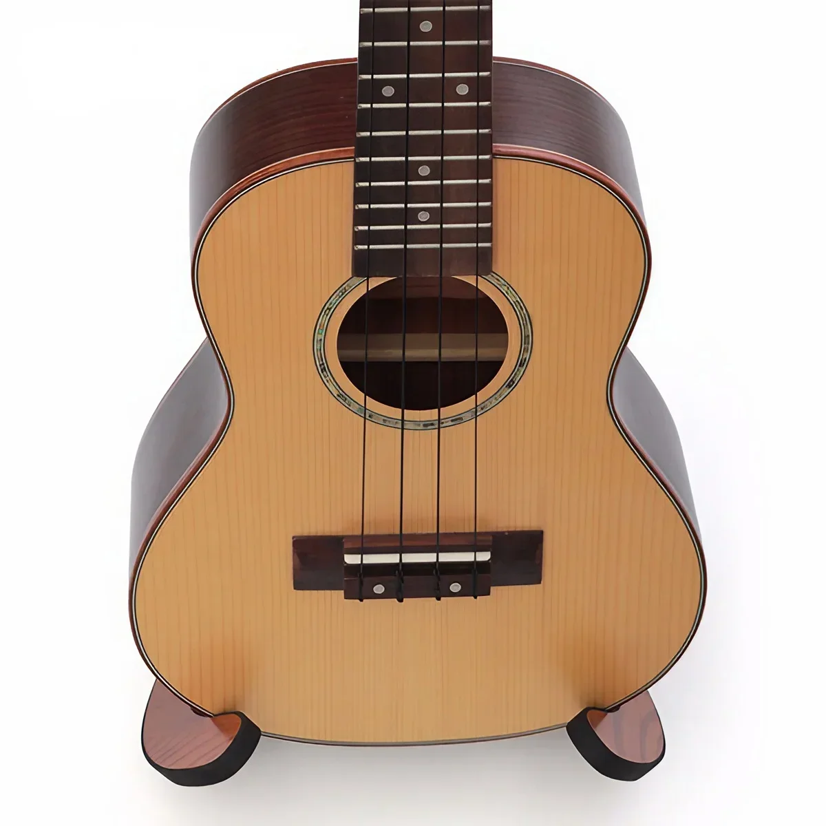 AliExpress 1 Pair Wooden Ukulele Stand Adjustable Guitar Holder for Musical Instruments Accessories Portable Bamboo Stand, view 5