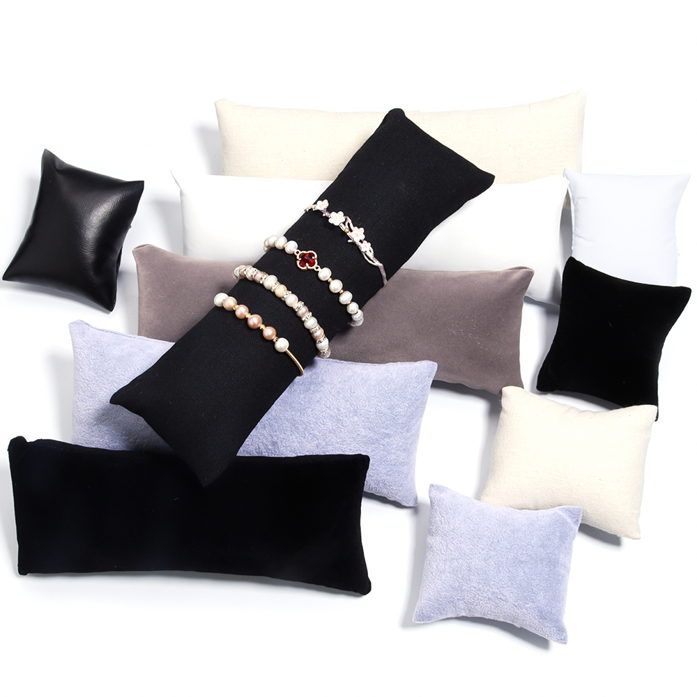 AliExpress Velvet and Leather Bracelet Display Pillow