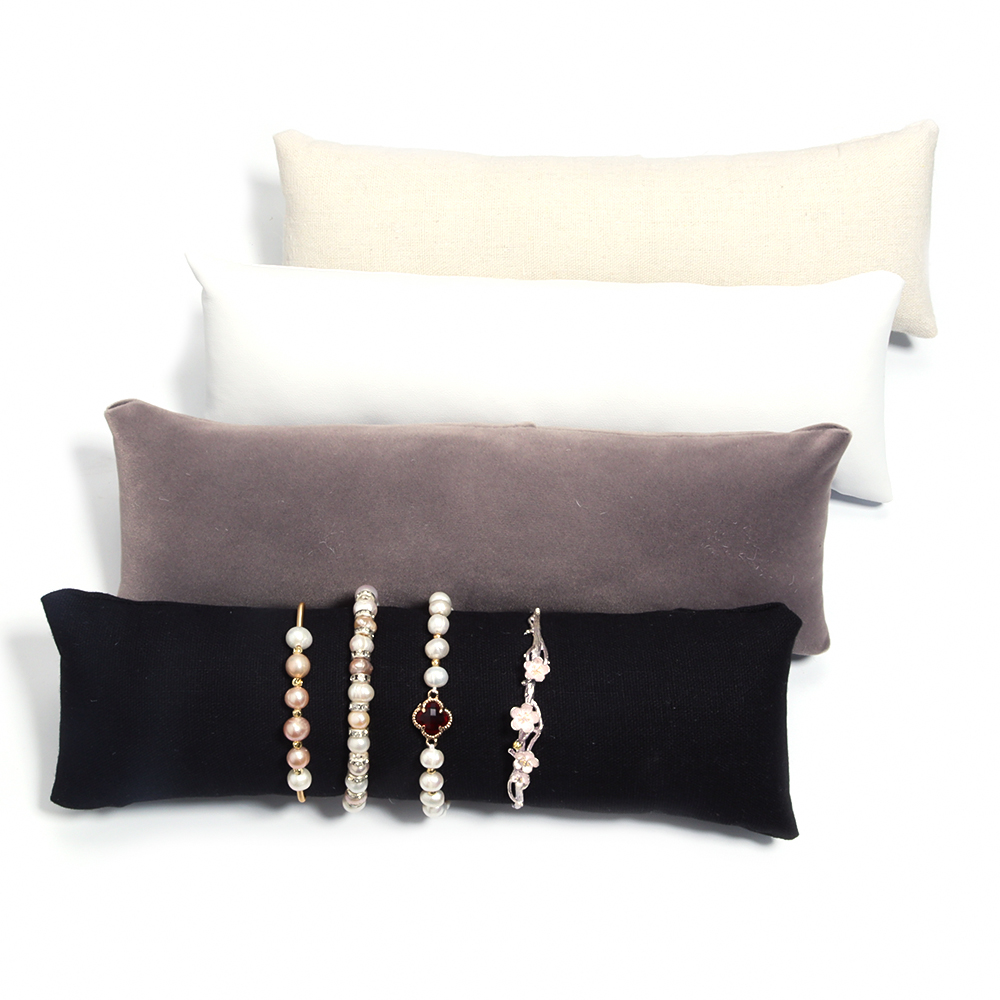 AliExpress Velvet and Leather Bracelet Display Pillow, view 4