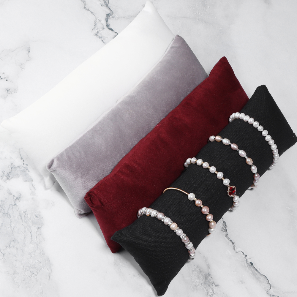 AliExpress Velvet and Leather Bracelet Display Pillow, view 5