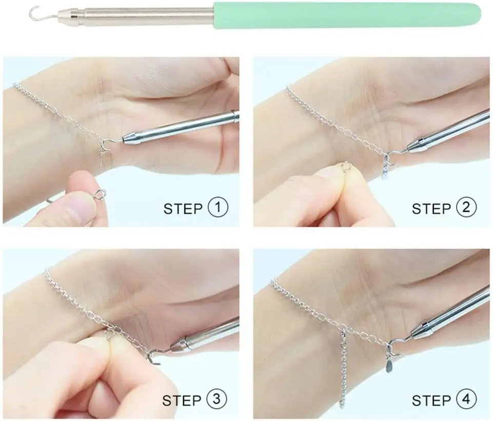 AliExpress Jewelry Clasp Fastening Helper Tool Hook, view 5