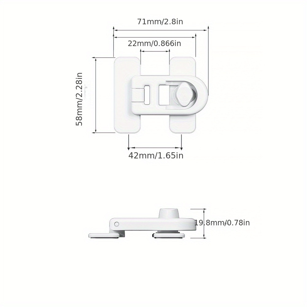 AliExpress 1 Pcs Home Refrigerator Lock Fridge Freezer Door Catch Lock Toddler Kids Child Oven Cabinet Safety Lock For Baby Safety Lock, view 2