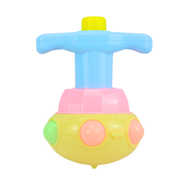 AliExpress 1 Pcs Luminous Lotus Top Rotating Emission with Light Flash Children Toy Multicolour Luminous Gyroscope, view 4