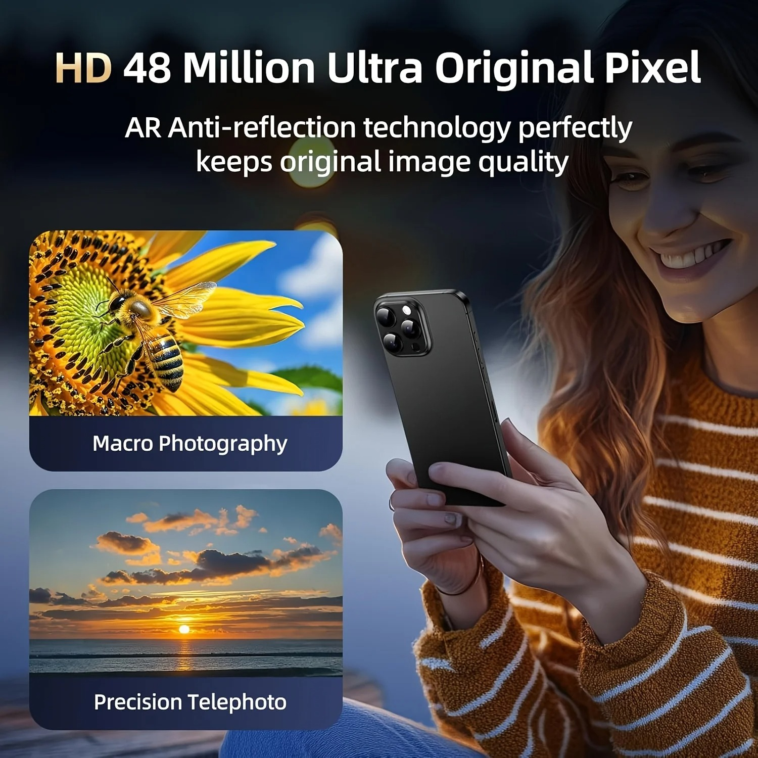 AliExpress Metal Ring Tempered Glass Camera Lens Protector, view 4