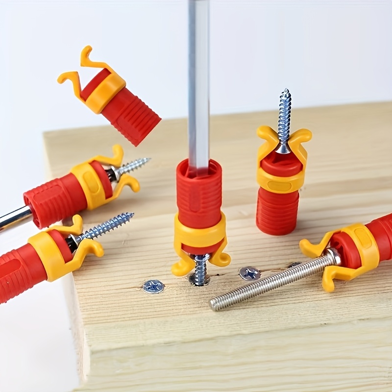 AliExpress 1 piece screw holder, plastic woodworking tool for safety screws and drill clamps, view 5