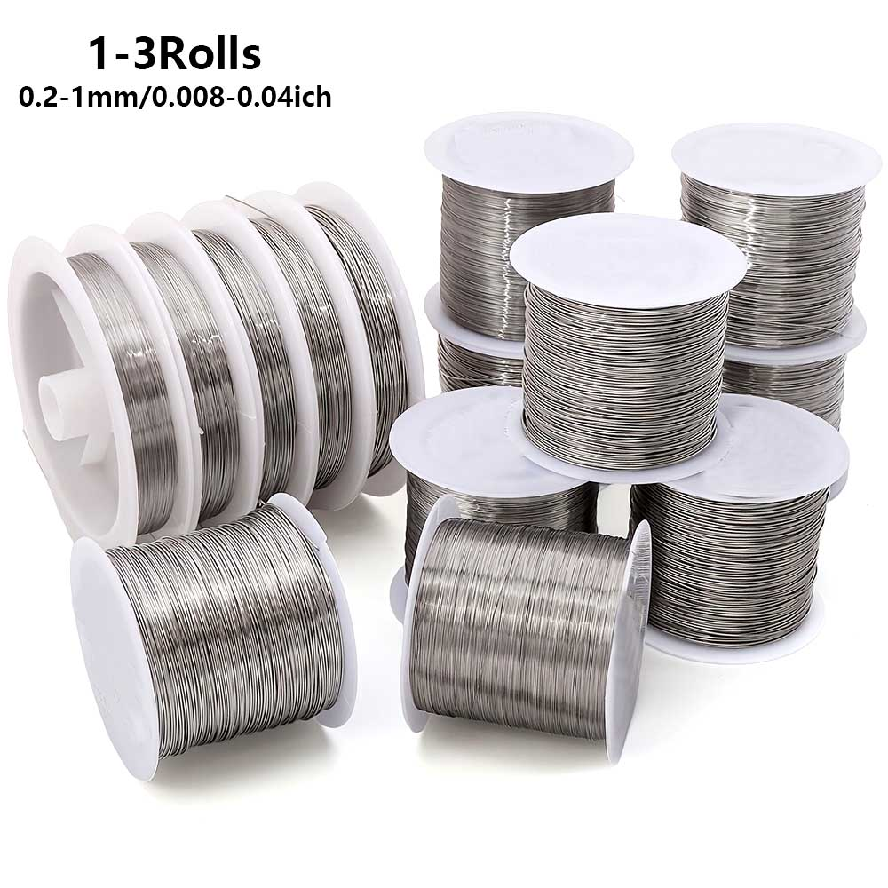 AliExpress Stainless Steel Non-Elastic Beading Wire Roll