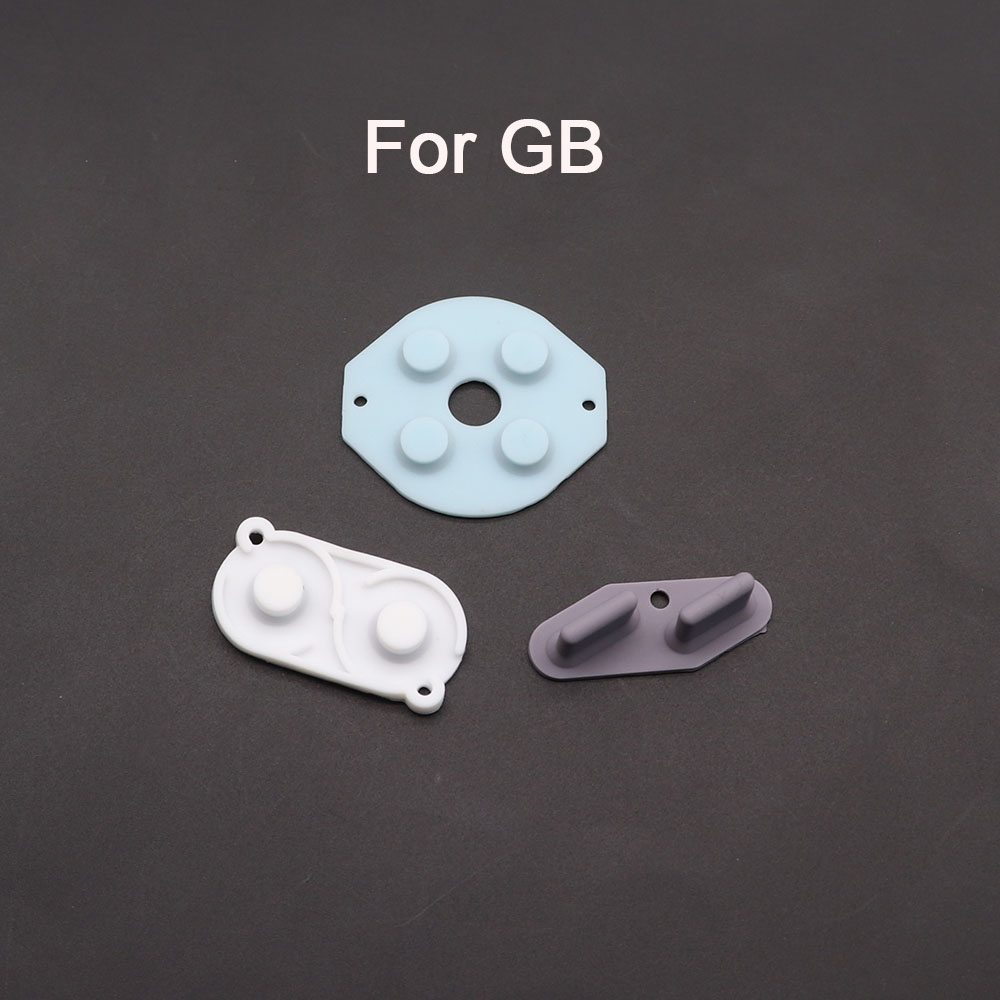 AliExpress 1 Set Rubber Conductive Buttons For Game Boy Classic GB GBA GBC GBP GBA SP GBM Silicone Pad Keypad A-B D-Pad Button, view 2