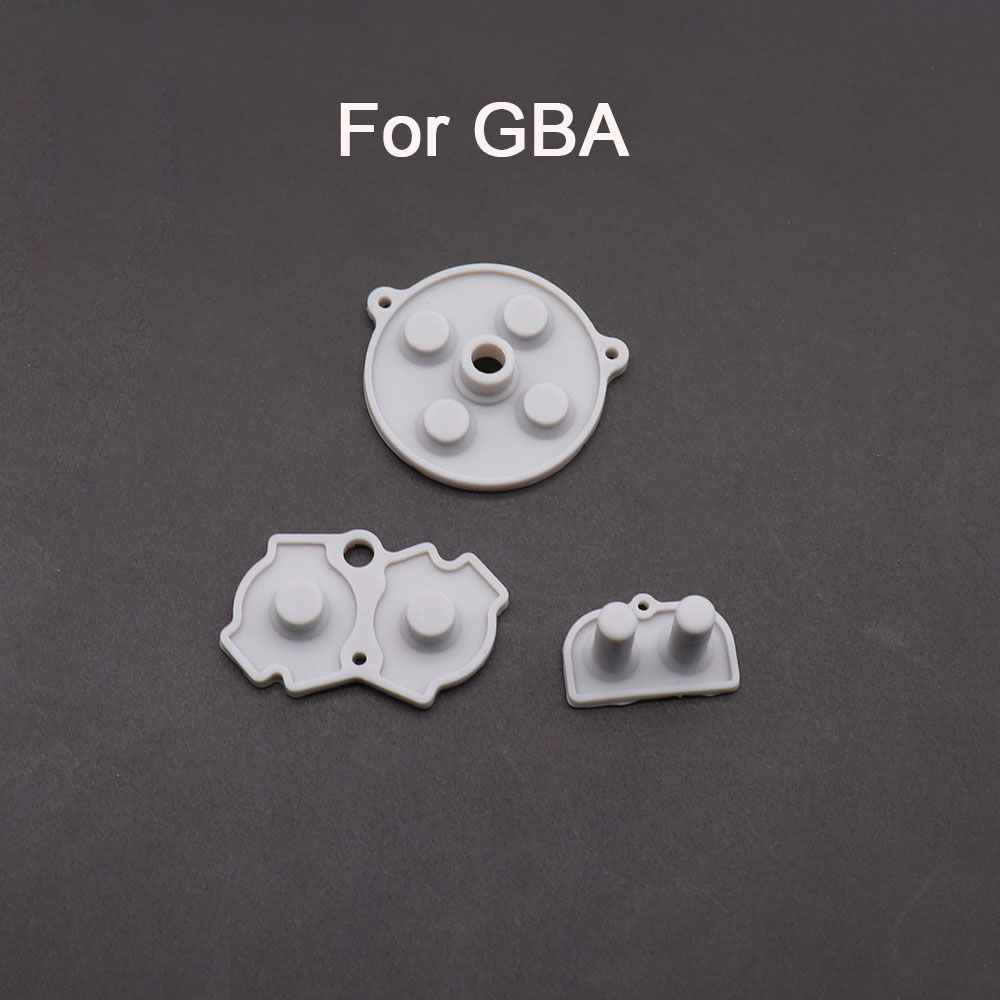AliExpress 1 Set Rubber Conductive Buttons For Game Boy Classic GB GBA GBC GBP GBA SP GBM Silicone Pad Keypad A-B D-Pad Button, view 3