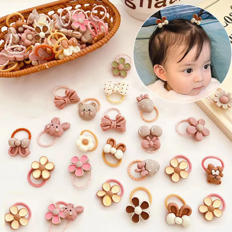 AliExpress Cartoon Bear and Bunny Elastic Hair Bands