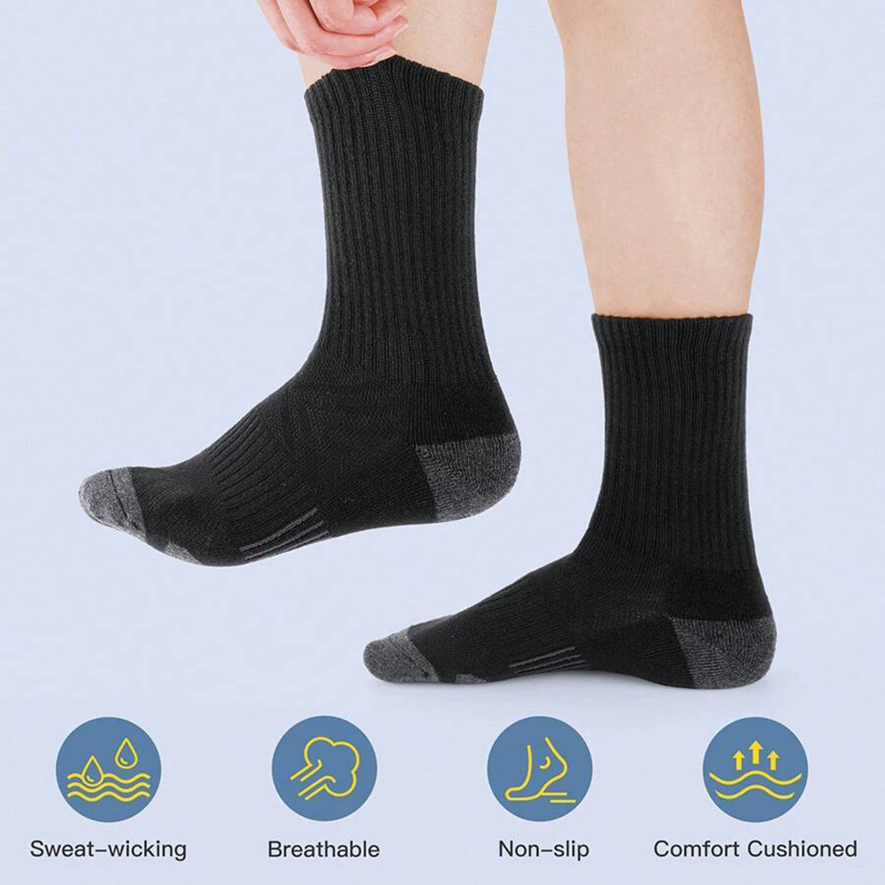 AliExpress 10/20/30 Pairs Men Outdoor Sports Socks Anti Odor Sweat Absorbing Breathable Comfortable Basketball Cycling Running Casual Socks, view 4