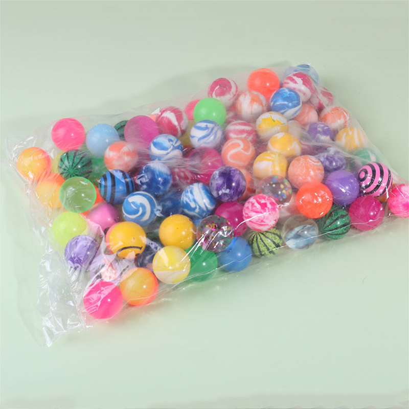 AliExpress 10/20/30pcs Mini Bouncy Ball Children Indoor Outdoor Elastic Jump Balls Toys Float Ball Egg Twisting Machine Toy for Kids TMZ, view 4