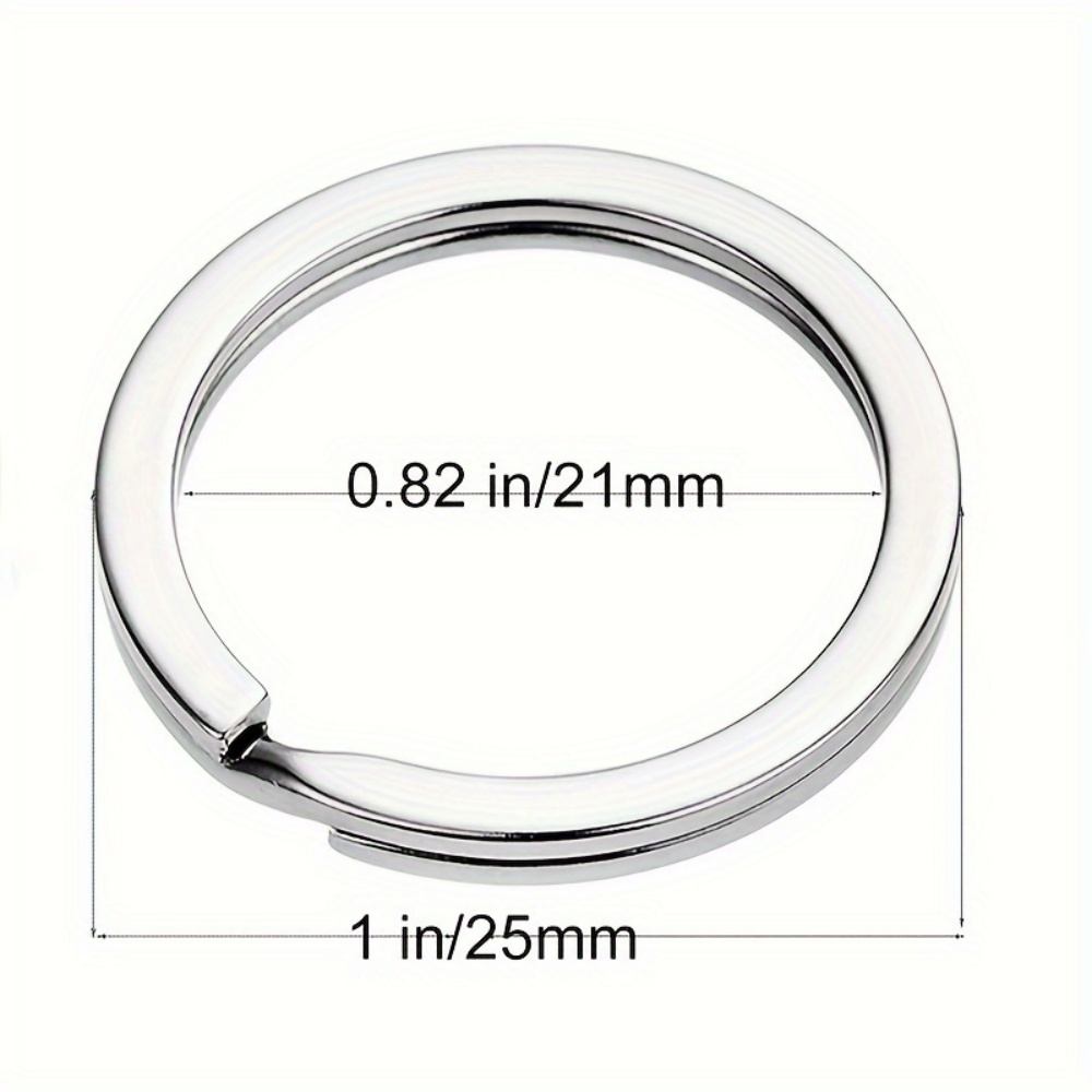 AliExpress Flat Split Key Rings (10, 20 or 40 Pack), view 6