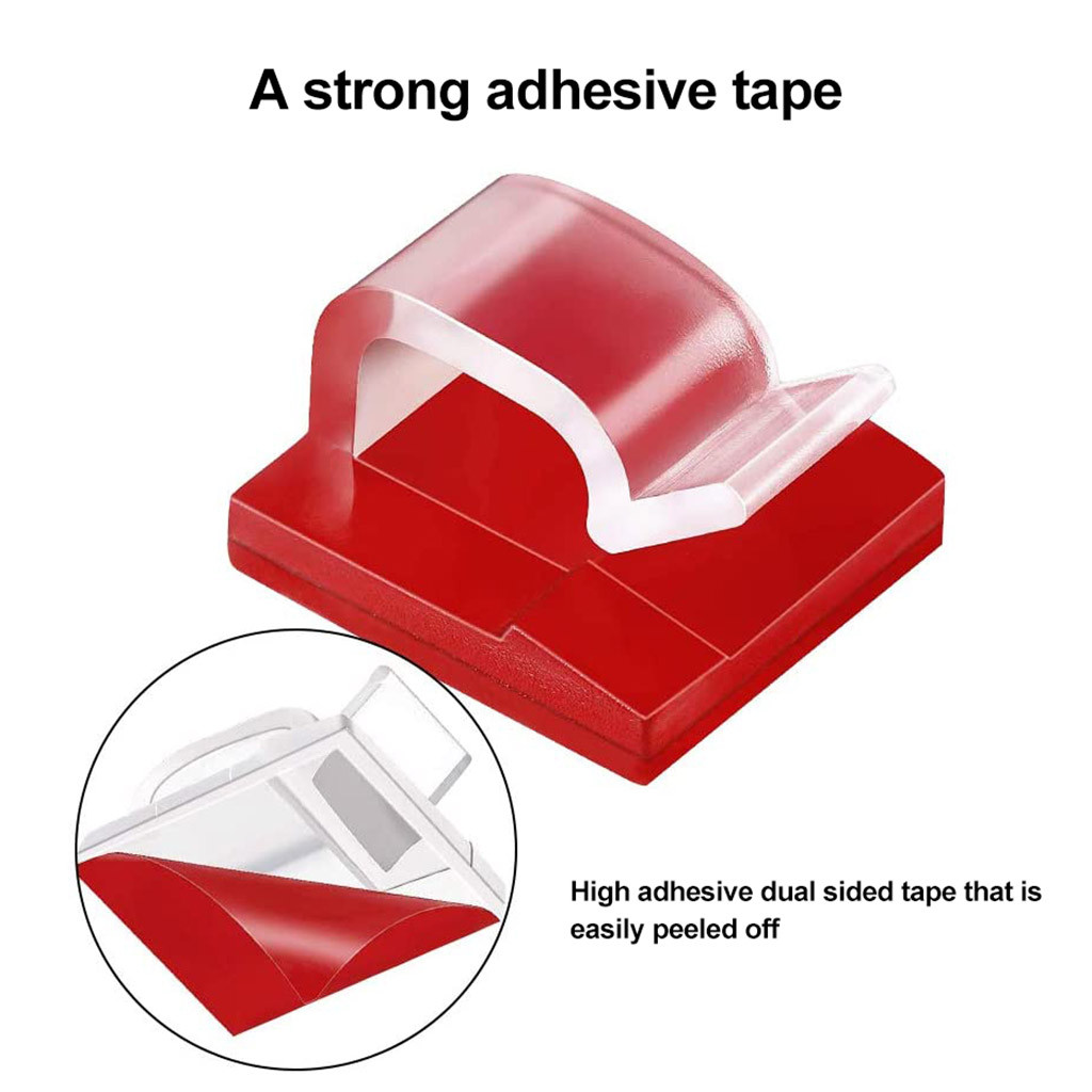 AliExpress Adhesive Cable Organizer Clips (10 to 50-Pack), view 3
