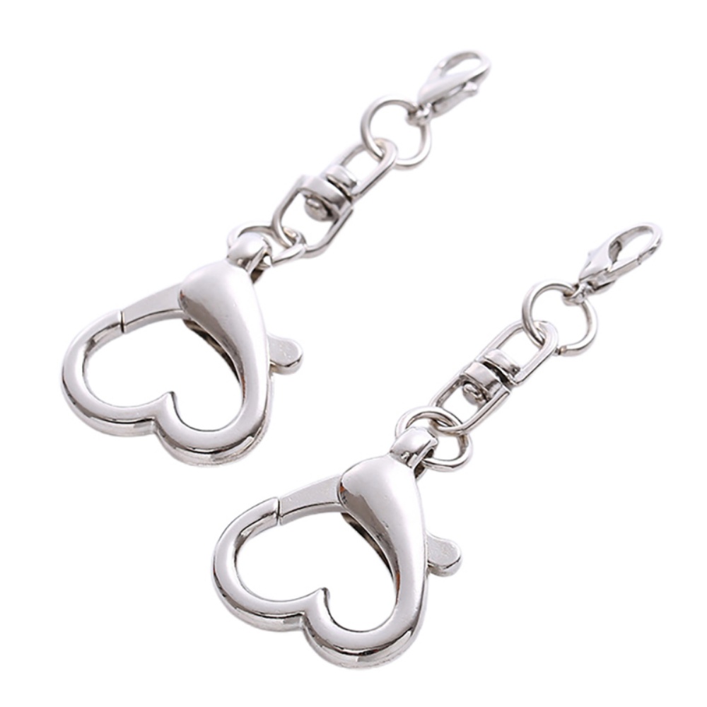 AliExpress Alloy Heart Keyring Clasps for DIY (10 to 50 Pack), view 4