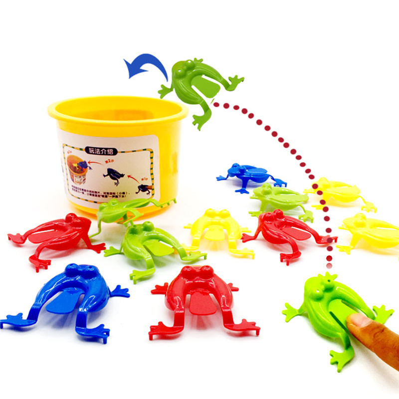 AliExpress 10-20Pcs Jumping Frog Bounce Fidget Toys For Novelty Assorted Stress Reliever Toys For Birthday Gift Party Favor