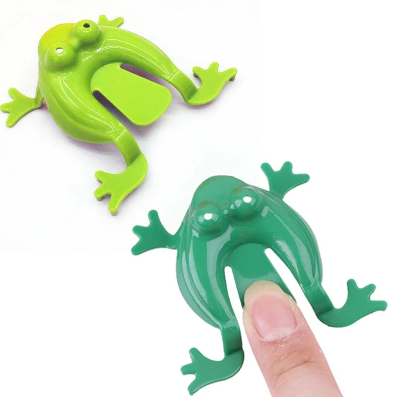 AliExpress 10-20Pcs Jumping Frog Bounce Fidget Toys For Novelty Assorted Stress Reliever Toys For Birthday Gift Party Favor, view 6