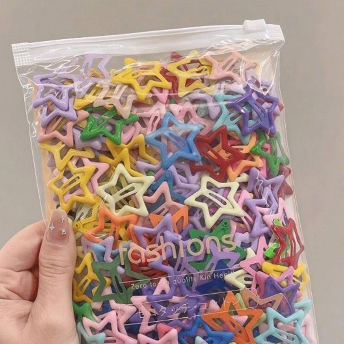 AliExpress Colorful Star BB Hair Clips (10, 30 or 50-Pack)