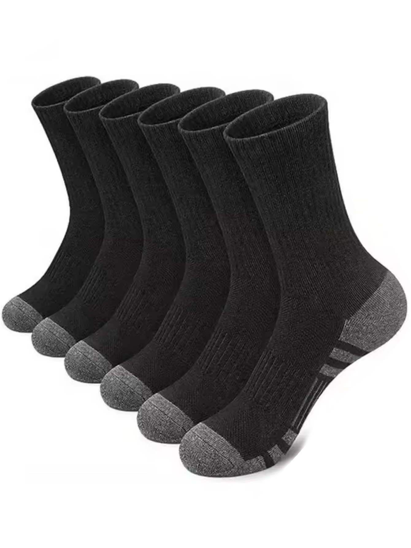 AliExpress 10/30 Pairs of High-Quality Soft and Comfortable Men's Running Socks Summer Sweat Wicking and Breathable Basketball Sports Socks, view 2