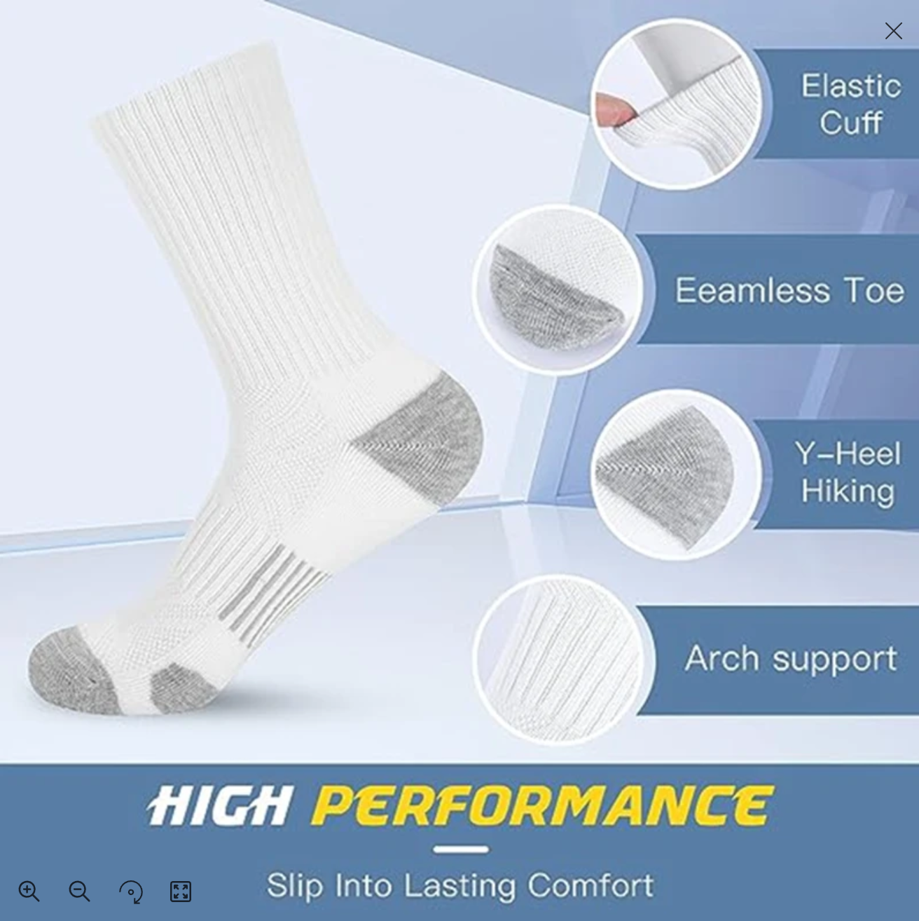 AliExpress 10/30 Pairs of High-Quality Soft and Comfortable Men's Running Socks Summer Sweat Wicking and Breathable Basketball Sports Socks, view 6