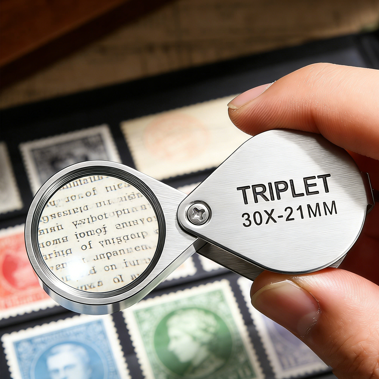 AliExpress Folding Pocket Jewelry Loupe Magnifier (10-30X), view 2