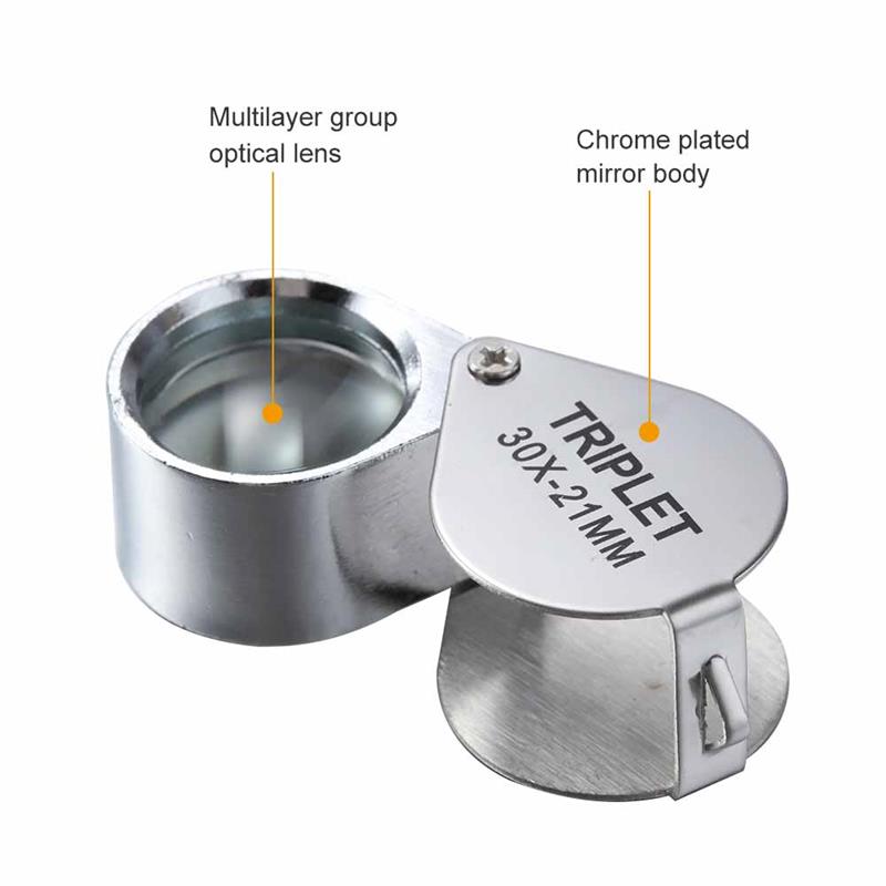 AliExpress Folding Pocket Jewelry Loupe Magnifier (10-30X), view 4