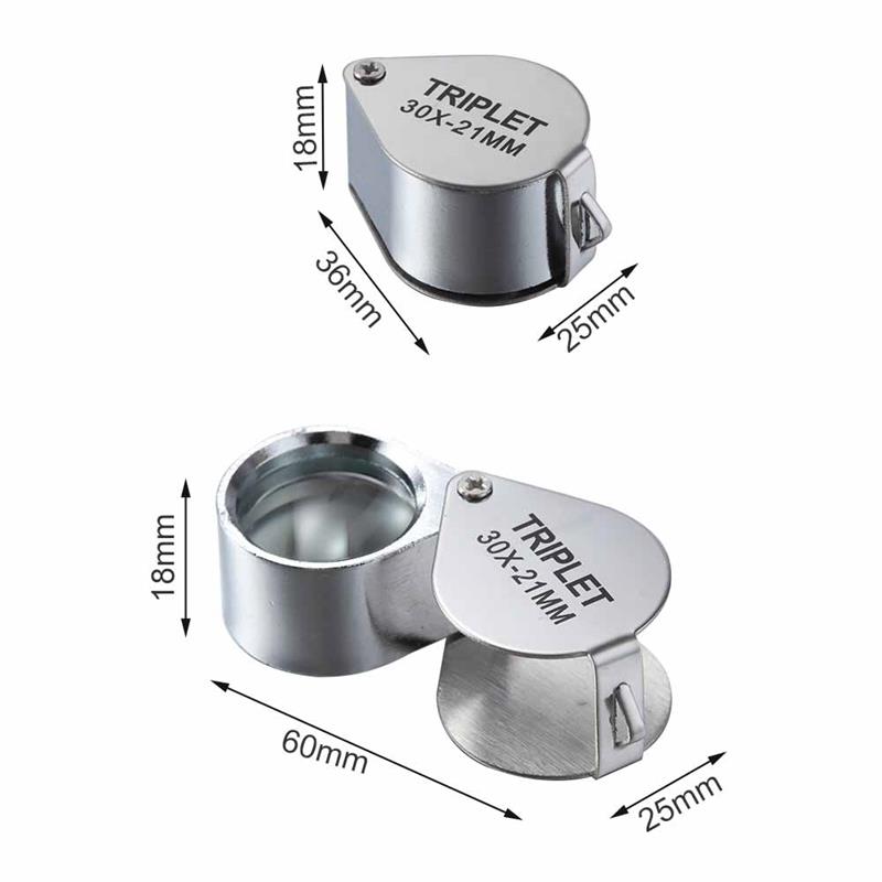 AliExpress Folding Pocket Jewelry Loupe Magnifier (10-30X), view 6